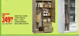 Canadian Tire Sauder 2-Door, 2-Drawer Wardrobe offer