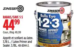 Canadian Tire Zinsser Latex Primer and Sealer offer