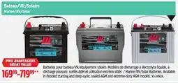 Canadian Tire MotoMaster Nautilus Marine/RV/Solar Batteries offer