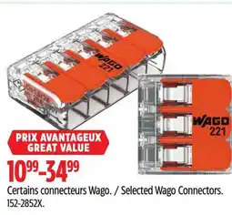 Canadian Tire Selected Wago Connectors offer