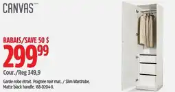 Canadian Tire Canvas Slim Wardrobe offer