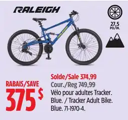 Canadian Tire Raleigh Tracker Adult Bike. Blue offer