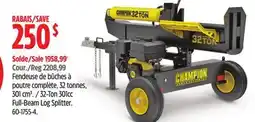 Canadian Tire 32-Ton 301cc Full-Beam Log Splitter offer