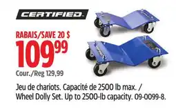 Canadian Tire Certified Wheel Dolly Set offer