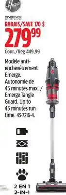 Canadian Tire Hoover Emerge Tangle Guard offer