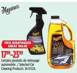 Canadian Tire Meguiar's Selected Car Cleaning Products offer