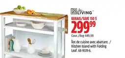Canadian Tire For Living Kitchen Island with Folding Leaf offer