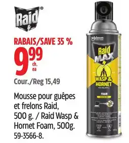 Canadian Tire Raid Wasp & Hornet Foam offer