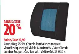 Canadian Tire AutoTrends Lumbar Support Cushion with Visible Gel offer