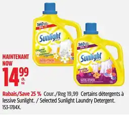 Canadian Tire Selected Sunlight Laundry Detergent offer