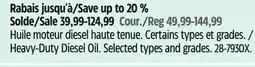 Canadian Tire Shell Rotella Heavy-Duty Diesel Oil offer