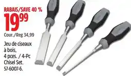 Canadian Tire 4-Pc Chisel Set offer