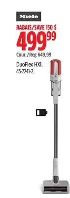 Canadian Tire Miele DuoFlex HX1 offer