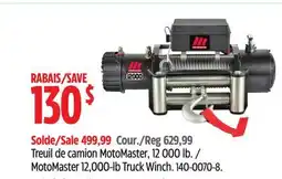 Canadian Tire MotoMaster 12,000-lb Truck Winch offer