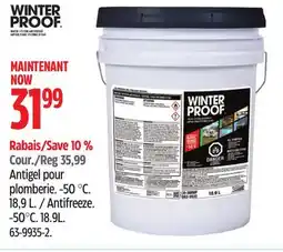 Canadian Tire WinterProof Antifreeze. -50°C offer