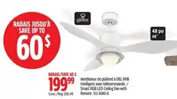 Canadian Tire Smart RGB LED Ceiling Fan with Remote offer