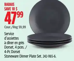 Canadian Tire Paderno Stoneware Dinner Plate Set offer