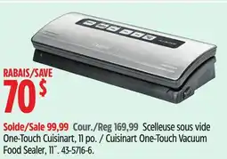 Canadian Tire Cuisinart One-Touch Vacuum Food Sealer, 11˝ offer