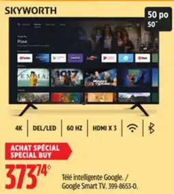 Canadian Tire Skyworth Google Smart TV offer