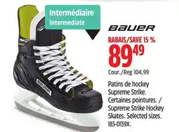 Canadian Tire Bauer Supreme Strike Hockey Skates offer