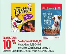 Canadian Tire Purina Selected Dog Treats offer
