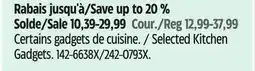 Canadian Tire Oxo Selected Kitchen Gadgets offer