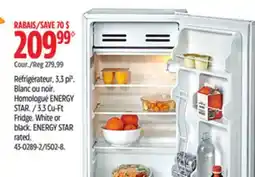 Canadian Tire Master Chef 3.3 Cu-Ft Fridge offer