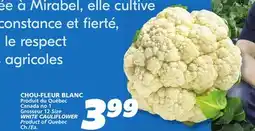 IGA WHITE CAULIFLOWER offer