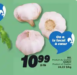 IGA GARLIC offer
