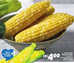 IGA PEACHES AND CREAM CORN ON A COB offer