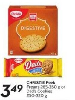 Sobeys Christie peek freans offer