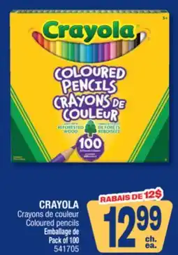 Jean Coutu CRAYOLA Coloured pencils offer