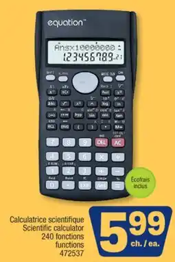 Jean Coutu Equation Scientific calculator offer