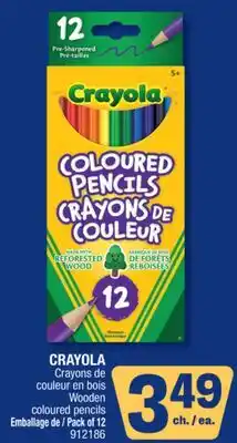 Jean Coutu CRAYOLA Wooden coloured pencils offer