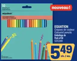 Jean Coutu EQUATION Coloured pencils offer