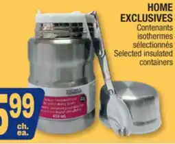 Jean Coutu HOME EXCLUSIVES Selected insulated containers offer