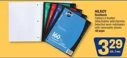 Jean Coutu HILROY Neatbook Selected work notebooks with removable sheets offer