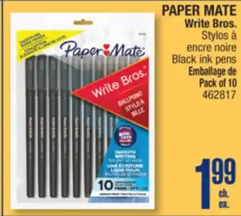 Jean Coutu PAPER MATE Write Bros. Black ink pens offer