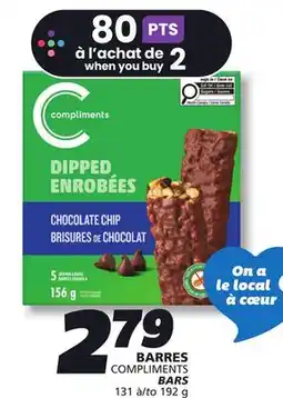 IGA COMPLIMENTS BARS offer