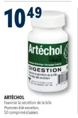 Familiprix ARTÉCHOL bile excretion, 50 tablets offer