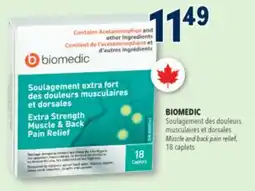 Familiprix BIOMEDIC Muscle and back pain relief offer
