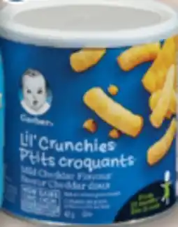 Familiprix GERBER Lil'Crunchies or puffs offer