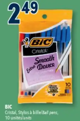 Familiprix BIC Cristal Ball pens offer