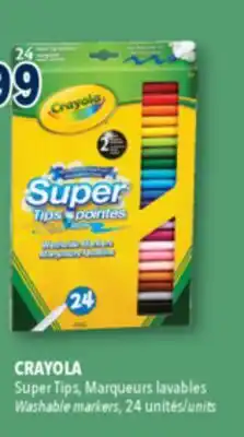 Familiprix CRAYOLA Washable markers offer