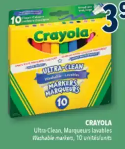 Familiprix CRAYOLA, Ultra-Clean, Washable markers, 10 units offer