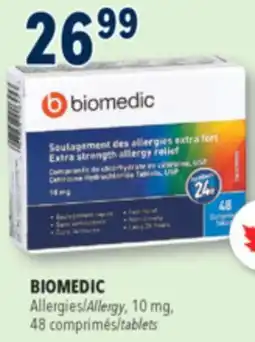 Familiprix BIOMEDIC Allergies offer