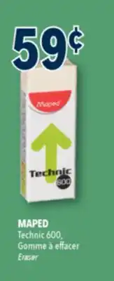 Familiprix MAPED Technic 600, Eraser offer