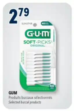 Familiprix GUM, Selected buccal products offer