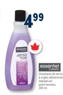 Familiprix ESSENTIEL COSMETIK Selected nail polish removers, 300 ml offer