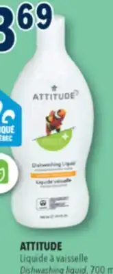 Familiprix ATTITUDE Dishwashing liquid, 700 ml offer